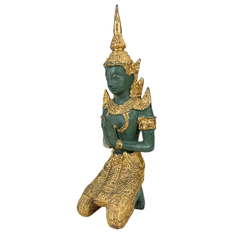 Thaise beeld paar goud patina decoratief object