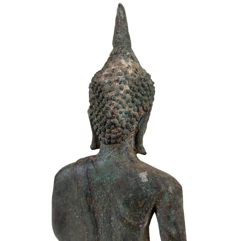 Thaise bronzen Boeddha in klassieke meditatiehouding