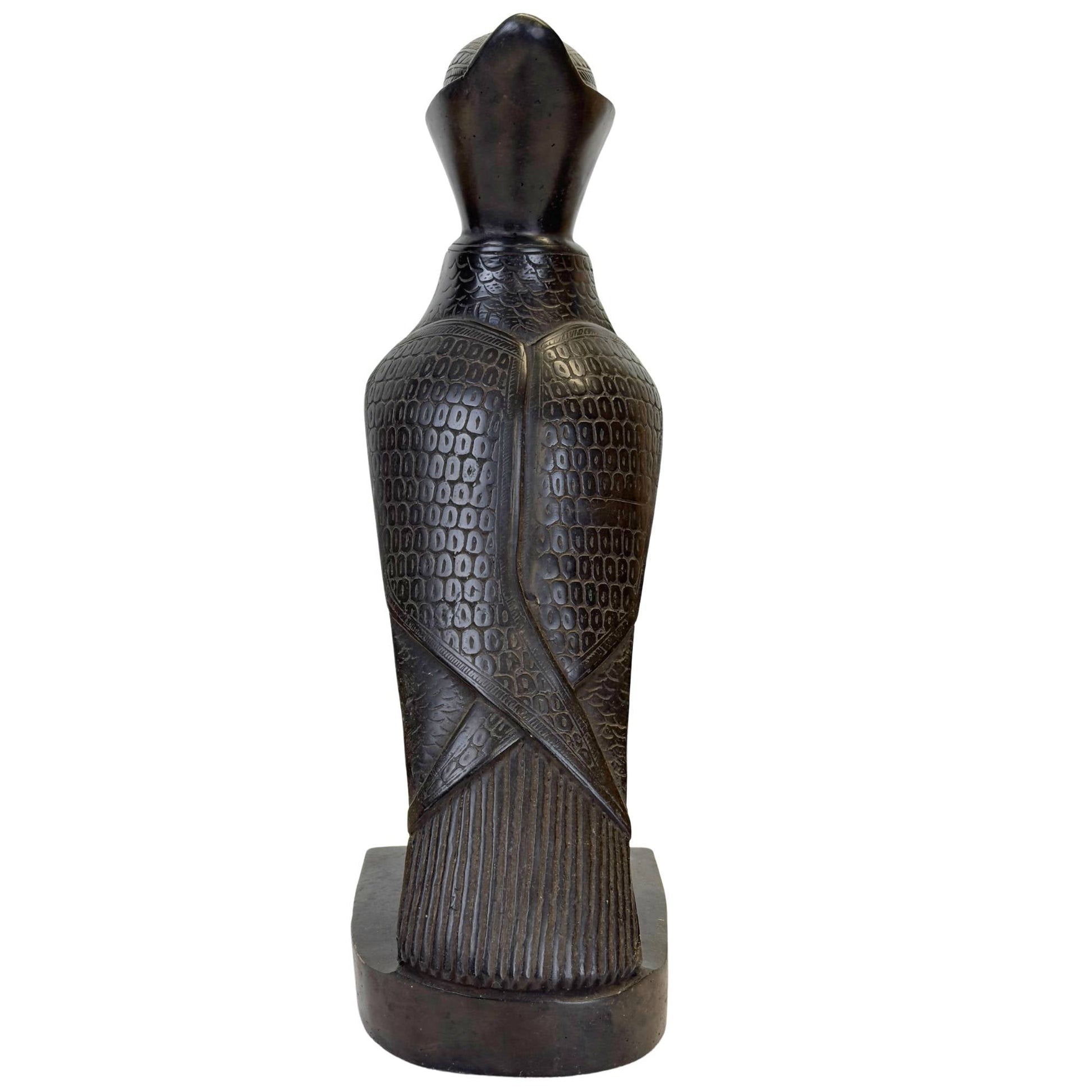 Detail van Horus als beschermende Egyptische valkengod