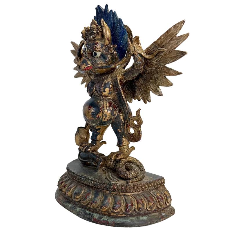 Verguld bronzen Garuda beeld uit Himalaya met decoratieve kracht