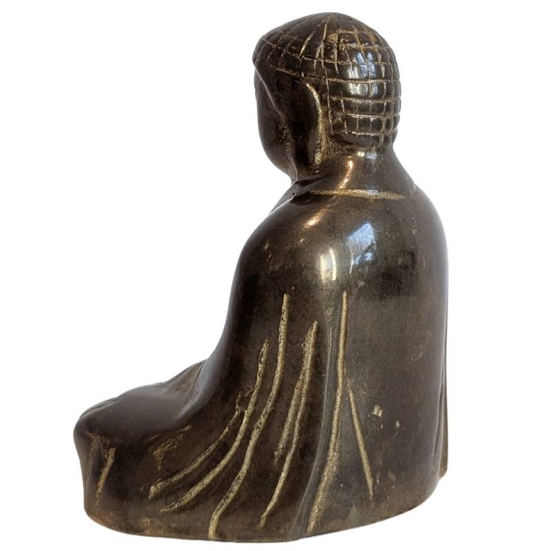 Chinese seated Buddha with both hands resting in the lap