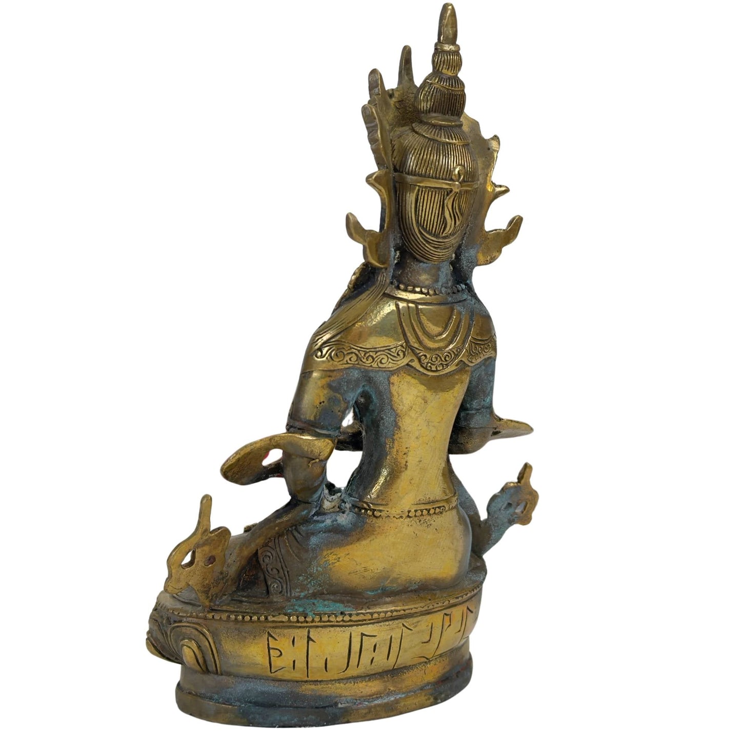 Decoratieve messing Boeddha Amitayus voor een spiritueel interieur