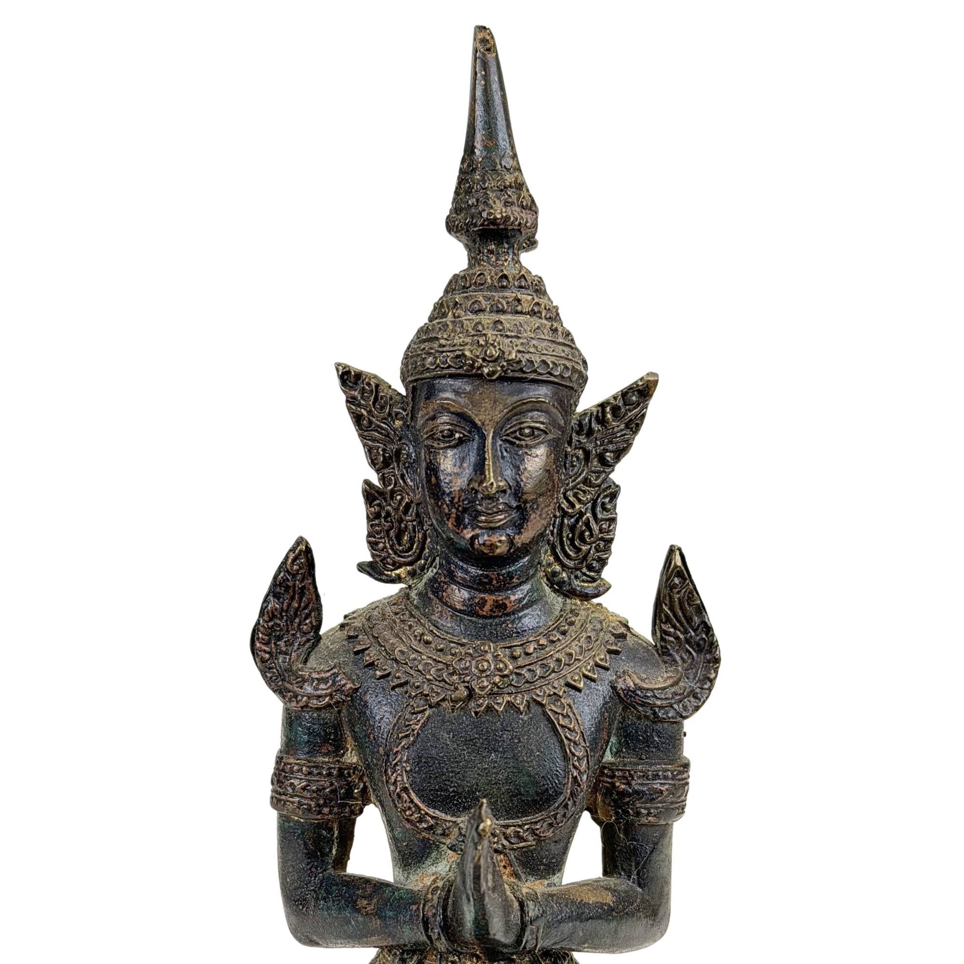 het gezicht van een thaise tempelwachter