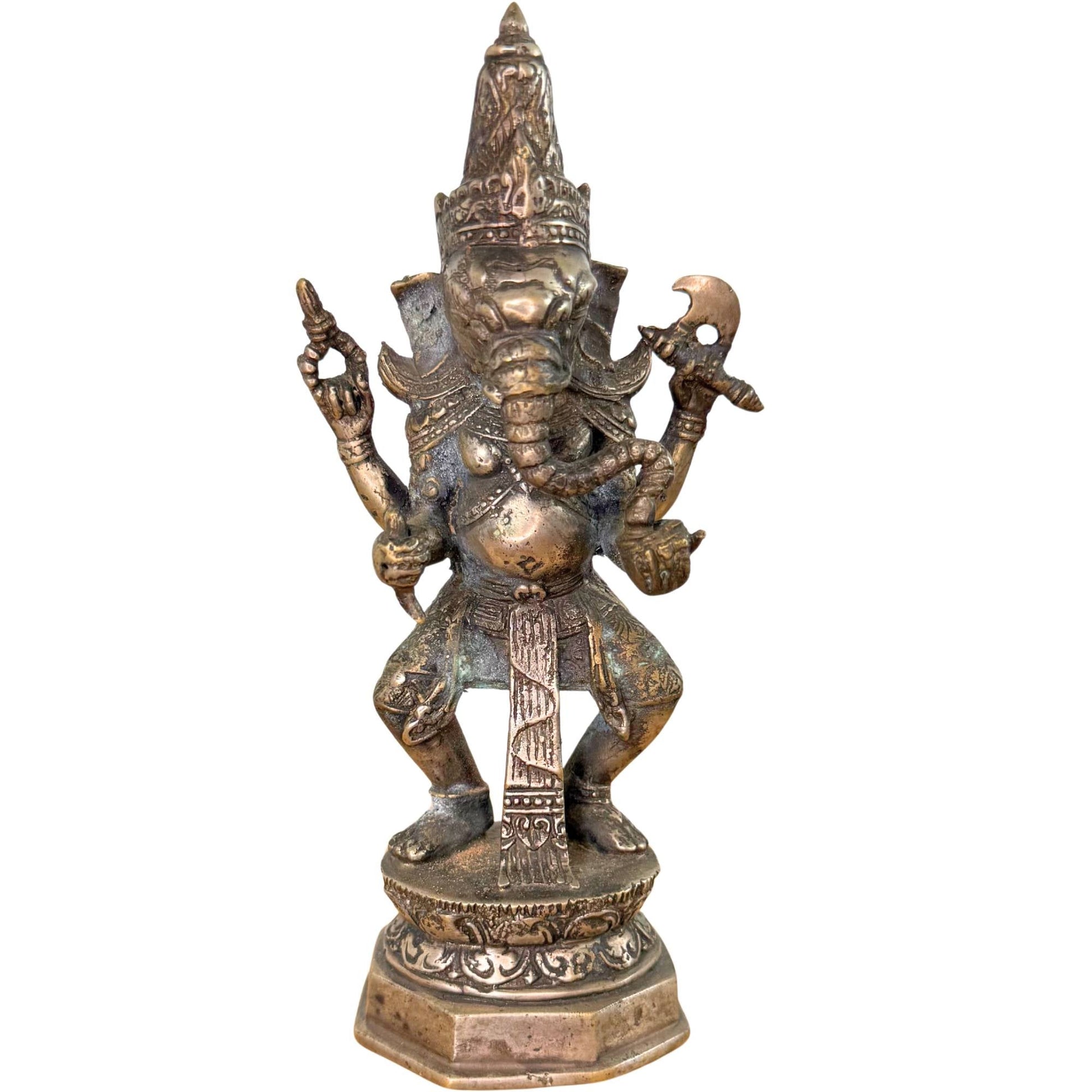 De Wegbereider: Balinese Ganesha van wijsheid, een bronzen baken van bescherming en nieuwe beginnen.
